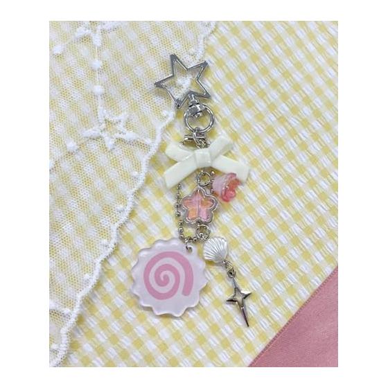 [Wego] Guruguru Beads Keychain School Gift Present Cute Girly Ladies