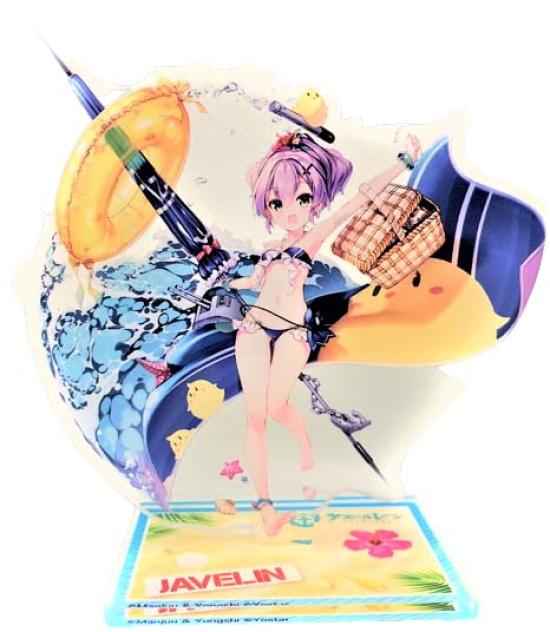Azur Lane Acrylic Stand Javelin Swimsuit POP UP SHOP Official Merchandise