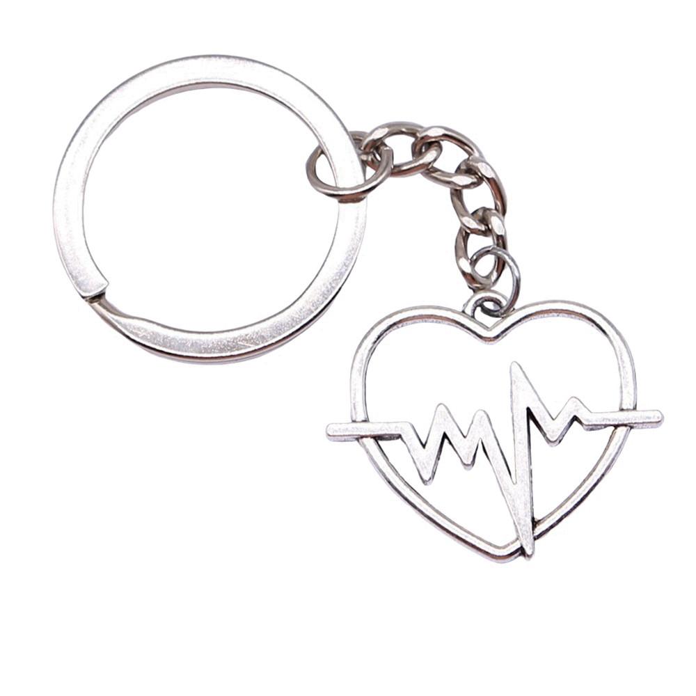 Souvenir Gift Couple Keychain Kiss Charm Lover Key Ring 28mm Ring