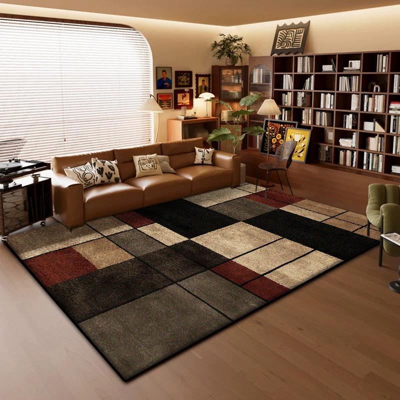 Modern Geometric Large Carpets Living Room Luxury Decoration Bedroom Non-slip Rug Easy Cleaning Kitchen Bath Floor Mat Washable