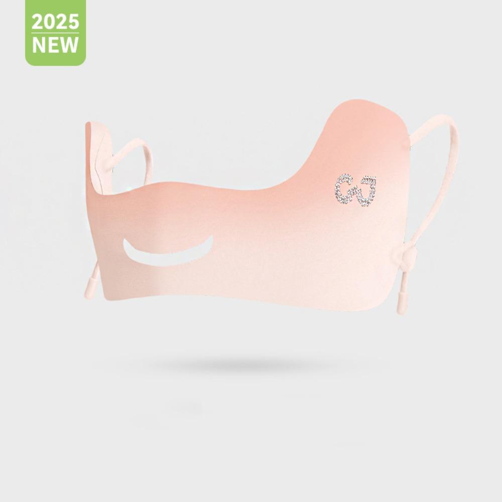 Nylon Ice Silk Sunscreen Mask Thin Face Gini Mask Elastic Summer Face Cover  Fishing