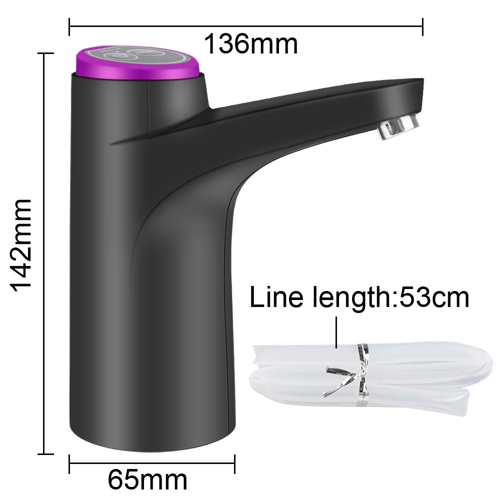 Electric Water Pump Gallon Bottle Drinking Switch Kitchen Tools Automatic Water Dispenser Button Dispenser USB Charging Touch Control Home Supplies