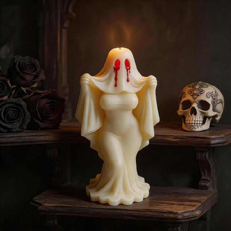 Shade Bride Figurine Silicone Molds Easy Demold Heat Resistant Multipurpose Silicone Mould for Epoxy Resin Candle Soap Making
