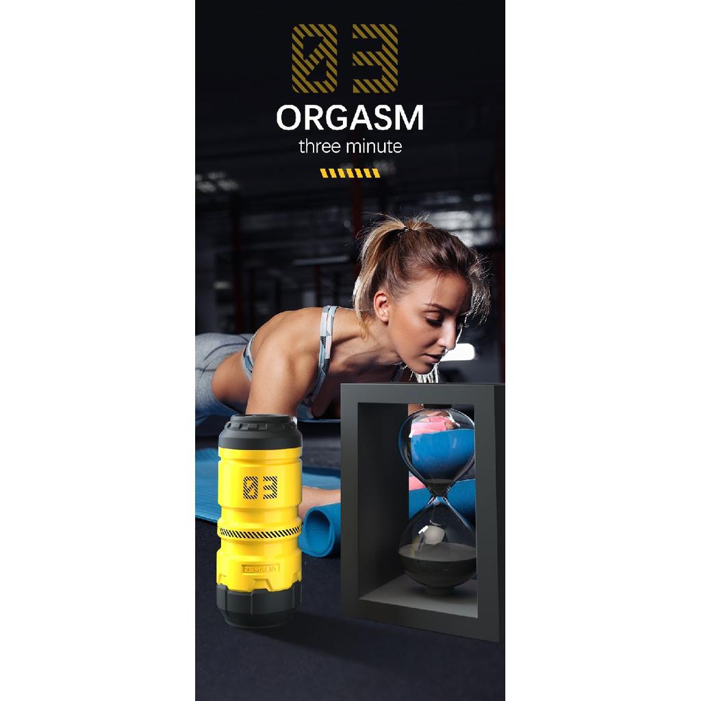 Automatic Vibration Male Masturbator ZEMALIA Vibration Stroker Sleeve 3D Textured Soft Silicone Portable Pocket