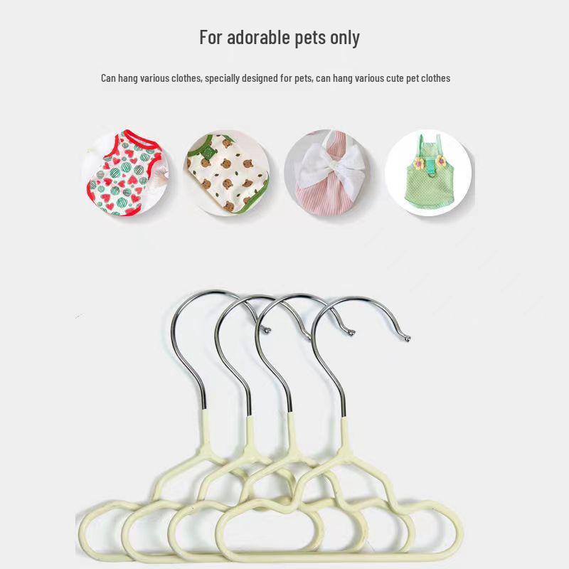 Non-Slip Cat & Kids Clothes Hangers - Iron Racks