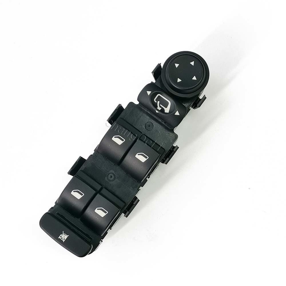 OEM 6554.HA Master Power Window Switch with Electric Folding Mirror 4 Window Lifter Buttons for Citroen C4 2004-2010 Auto Parts