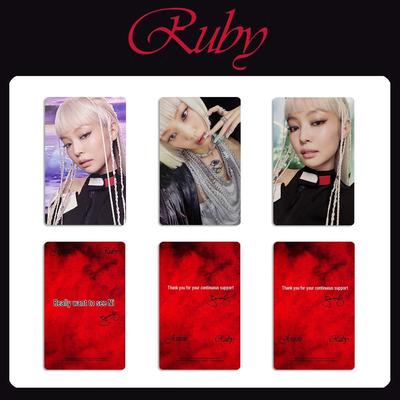 Kim Jennie JENNIE RUBY Carte Mini Bonus Chinoise