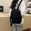 Simple casual backpack, women's new student school bag, light commuter backpack when going out