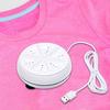 3in1 Mini Washing Machine Portable Personal Rotating Ultrasonic Turbine Washer Adjustable with USB