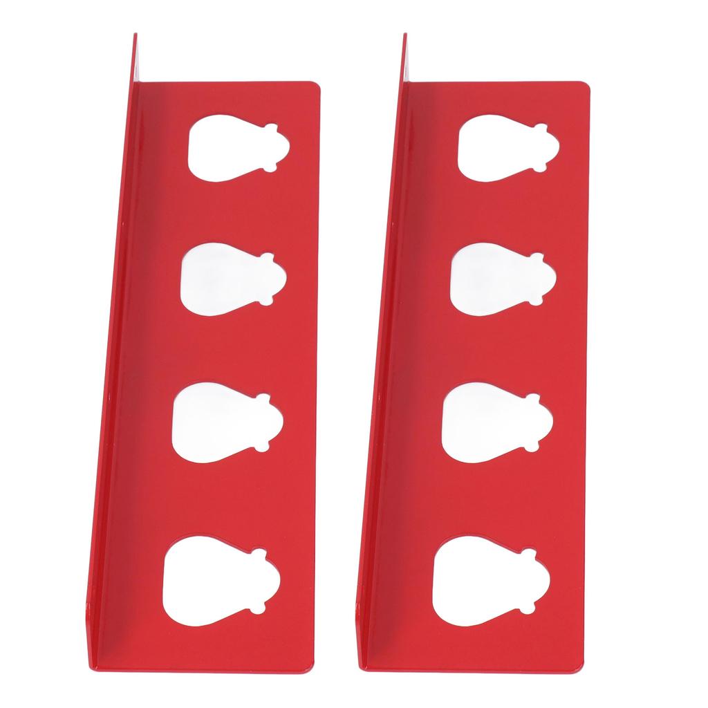 2PCS Wall Mount Battery Holders Power Tool Lithium Battery Storage Shelf 4 Holes Organizer for M12B2 M12B4 M12B6