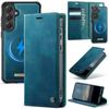 Magnetic Wireless Charging Leather Wallet Phone Case for Samsung Galaxy S26 Ultra S25 FE S24 S23 S22 S21 Plus A17 A56 Flip Cover