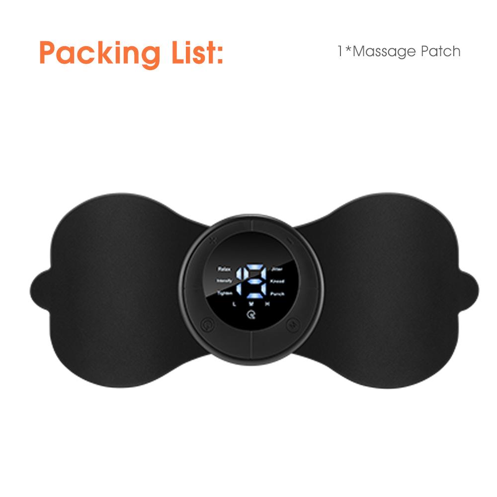 Wireless Electric Neck Pulse Muscle Stimulator Frequency Pulse Massage Patch 6 Modes Portable Back Leg Mini Muscle Massager
