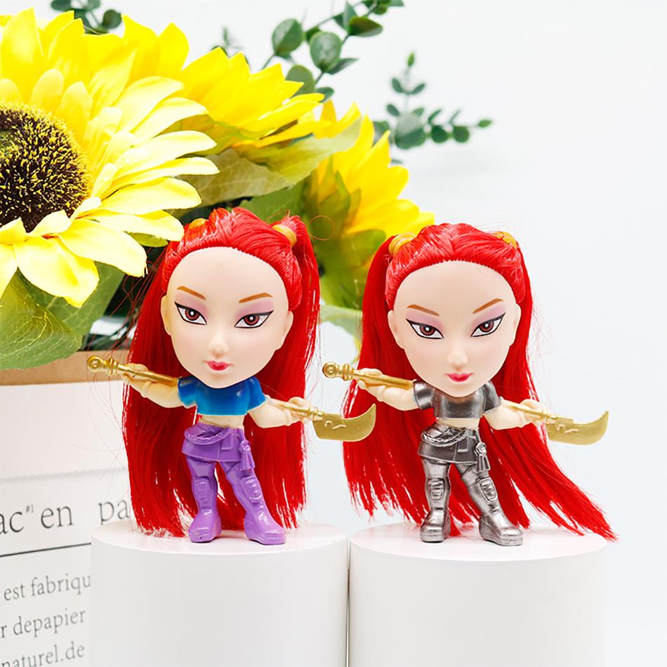 Demon Hunters Anime Figure Toys Cute PVC Movable Joints Action Figure Model Dolls Kids Birthday Decoration Toy Gifts