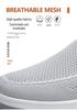 Herren Sommerschuhe zum Hineinschlüpfen aus atmungsaktivem Mesh - Bequem, Weiche Sohle, Stil für mittlere Jahre