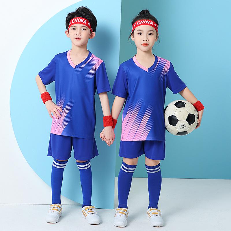 Conjunto de Uniforme de Fútbol de Secado Rápido para Niños para Competición Deportiva Escolar