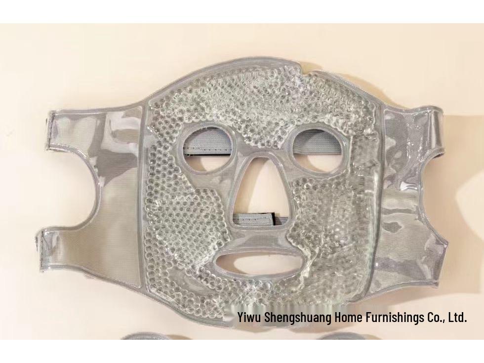 

Холодный компресс Маска для лица и глаз для восстановления после операции, Горячий компресс, Охлаждение всего лица, Хлопковая маска.