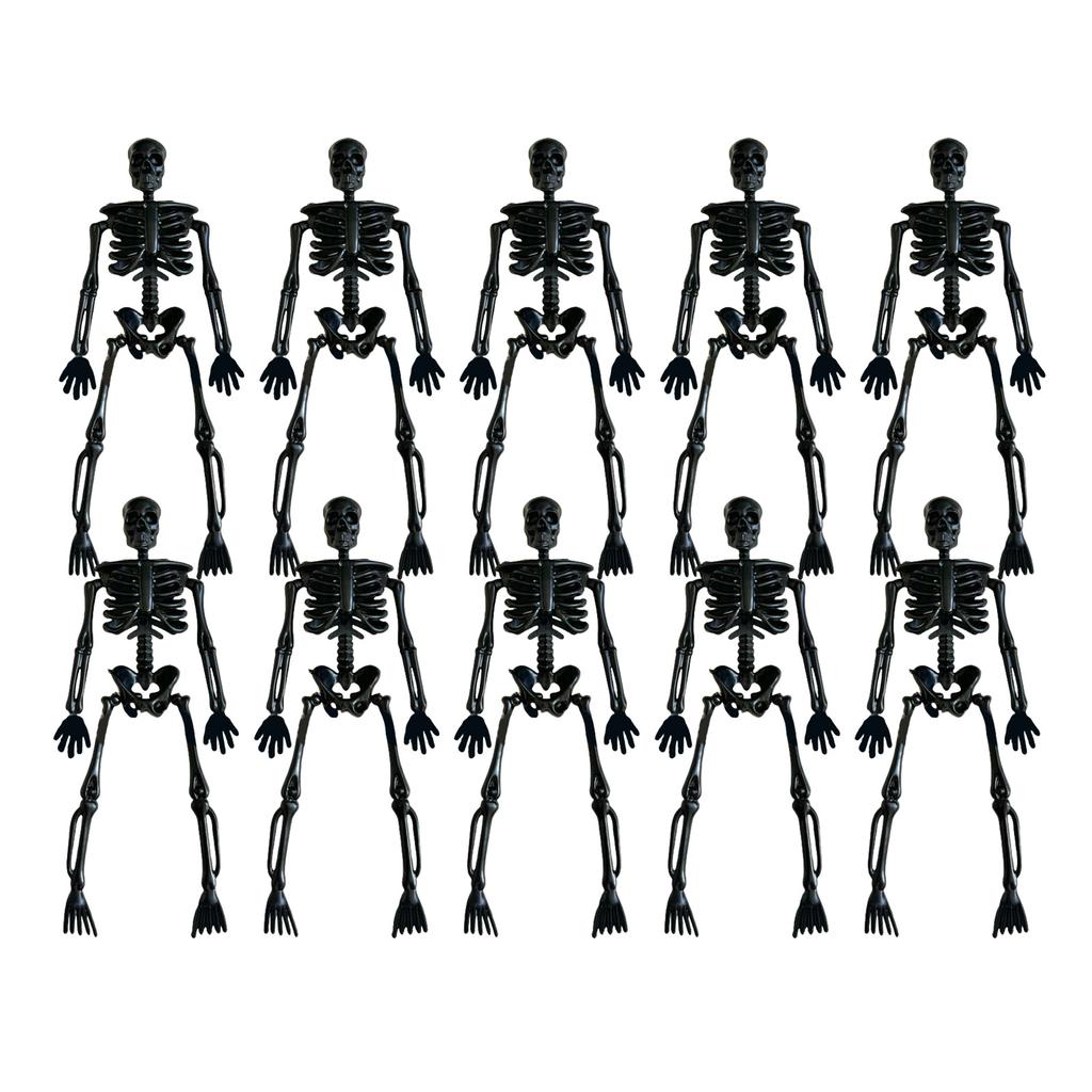 Unique Halloween Skeleton Figurine Set Halloween Skeleton Sculpture Ornament For Haunted House And Party Decoration