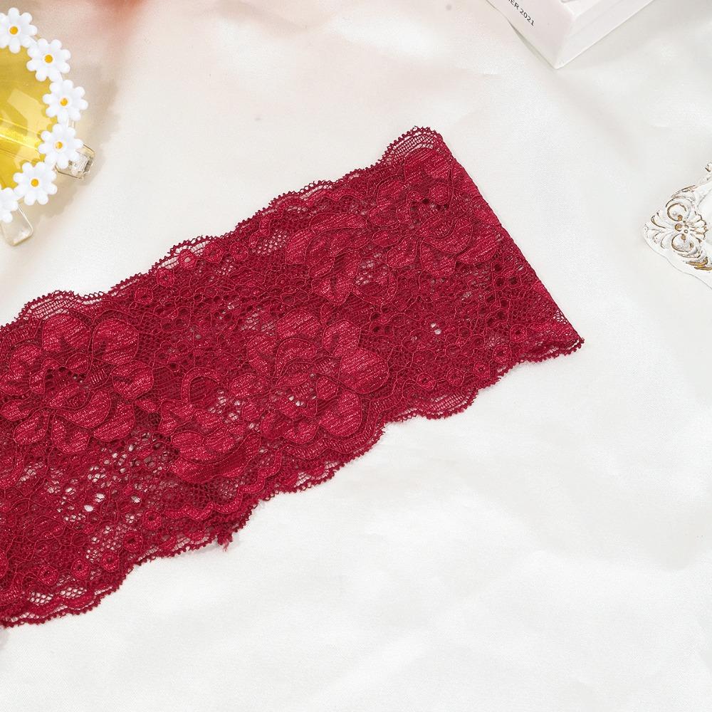 Fashion Elastic Mesh Lace Hairband Hollow-Out Lightweight Headband Elegant Breathable Headwrap Cap Lady Girls Headwear
