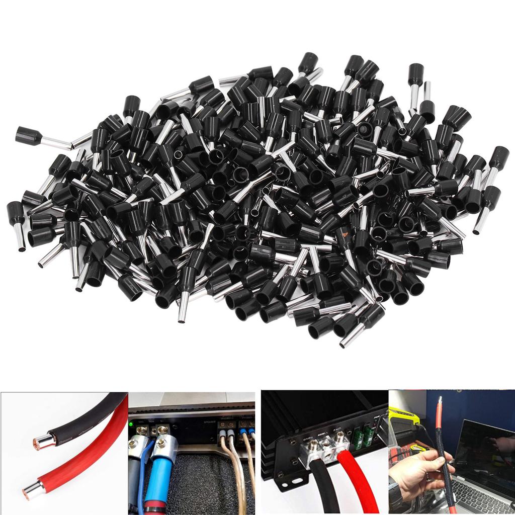 1000Pcs E2510 Nadel Rohr Ende Isolierung Ferrule Terminal Kupfer Draht Rohr Isolierte Terminal Cri