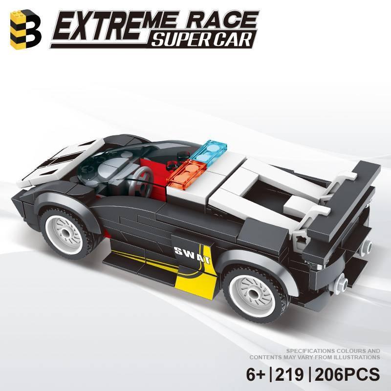 Building Car Police Blocks Toys With Abs Plastic For Kids And Puzzle Enthusiasts