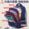 The new primary school schoolbag is light for men and large capacity to reduce the burden on children and women.
