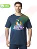 100% Cotton Round Neck Heavy Weight Men's T-shirt Death Metal Riding Over The Rainbow Unicorn Light Color S-xxxl Tops Tees