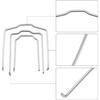 3Pcs Radiator Hose Retaining Spring Clip, Horse Shoe Clip Clamp for BMW E39 E38 E60 E90 745Li X5 E46 (3)