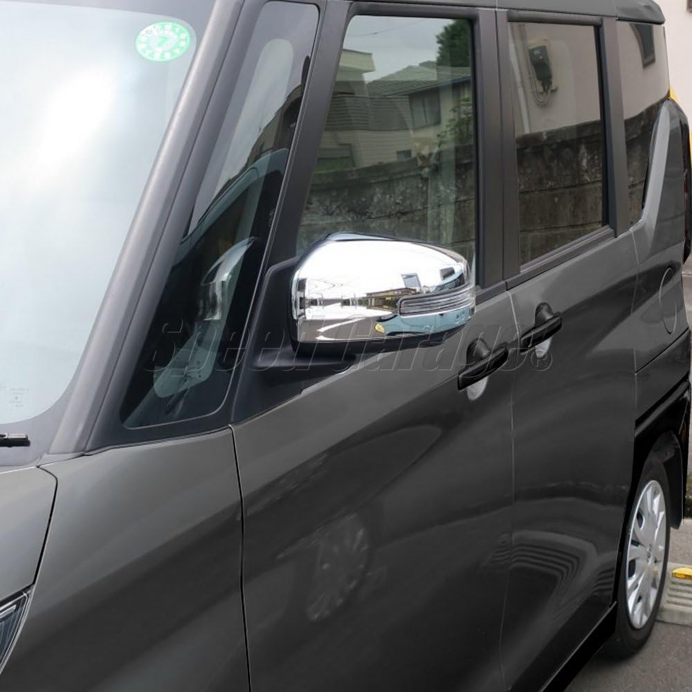 Speed Garage Door Side Mirror Cover Garnish Chrome for Mitsubishi Delica Mini ek Cross Custom Parts - Dress-up