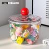 Mengli Transparent Storage Jar with Large Capacity for Figurines, Ornaments, and Food.