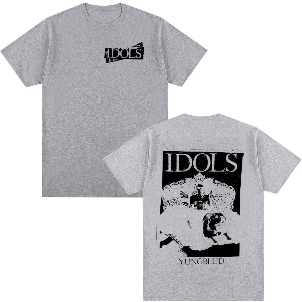 

Yungblud IDOLS Album Tour Merch T Shirt Fan Gifts Men s Women Clothing Hip Hop Short Sleeve T-shirts unisex 100_ Cotton T-shirt 4XL