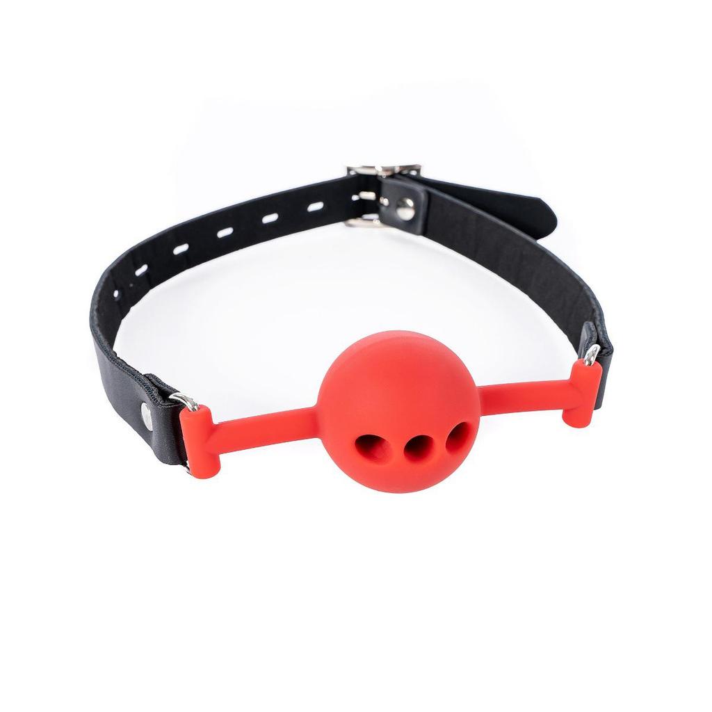 Elastischer Offener Mundknebel und Sexmaske - Helles Licht Weibliches und Männliches Spielzeug