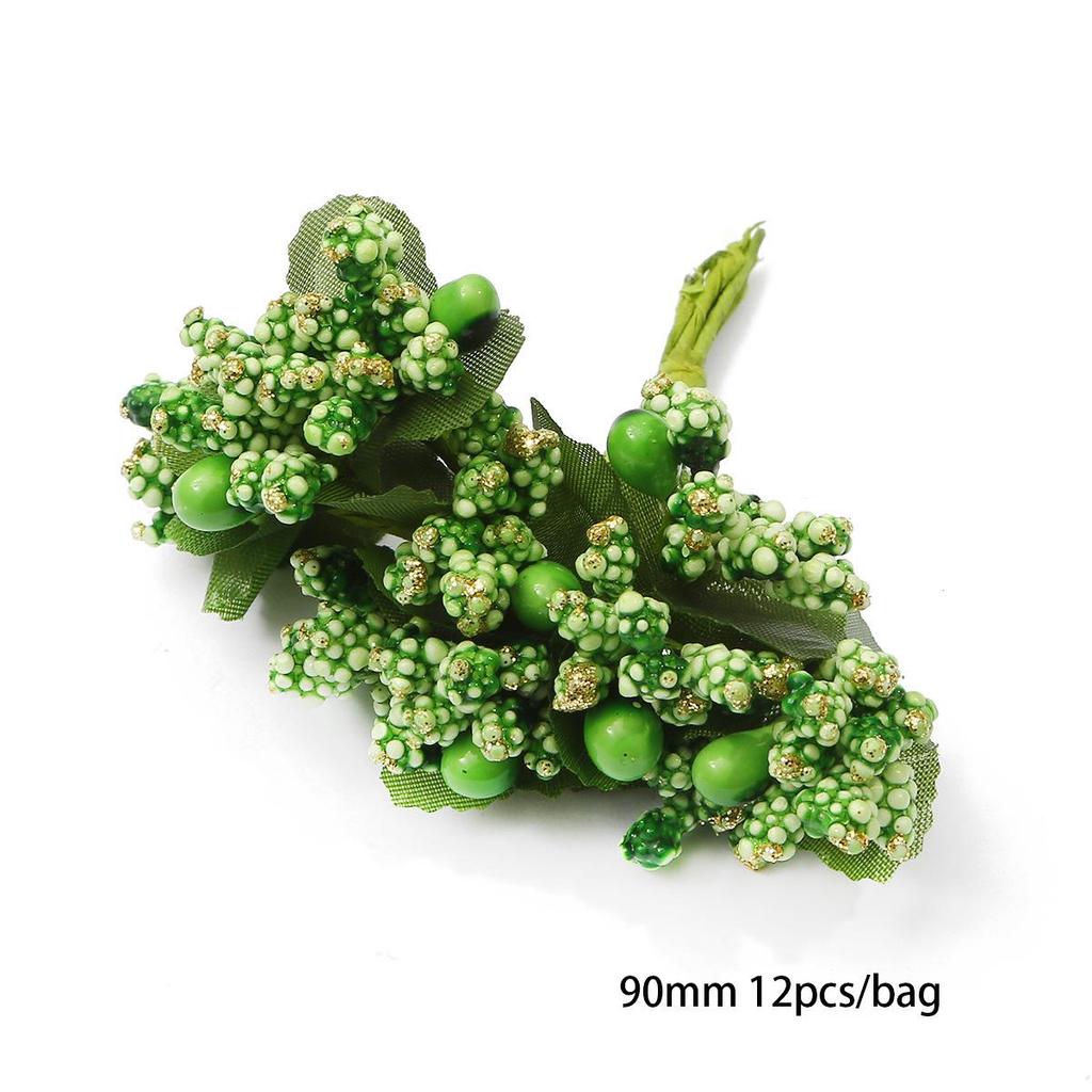 Chiffon Flower Stamens & Berry DIY Craft Accessories