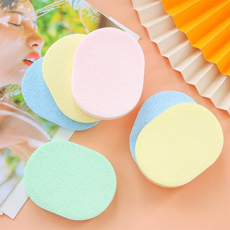 Esponja limpiadora Toallita para el rostro Borla para quitar maquillaje pesado Borla para polvos Toalla de limpieza facial profunda Limpiador de algas marinas