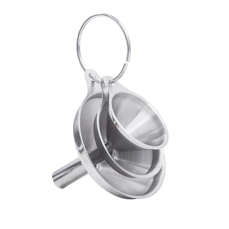 

Stainless Steel Kitchen Funnels Set Food Grade Metal Funnels For Filling Bottles Small Funnels For Essential Oil Spices