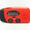 Radio solaire avec torche LED d'urgence à manivelle VIPITH, radio avec batterie de secours pour smartphone 2000 mAh