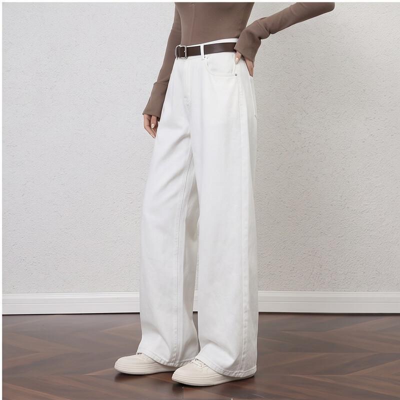 KOMPASU Elegant Cotton Wide-Leg Casual Pants for Women