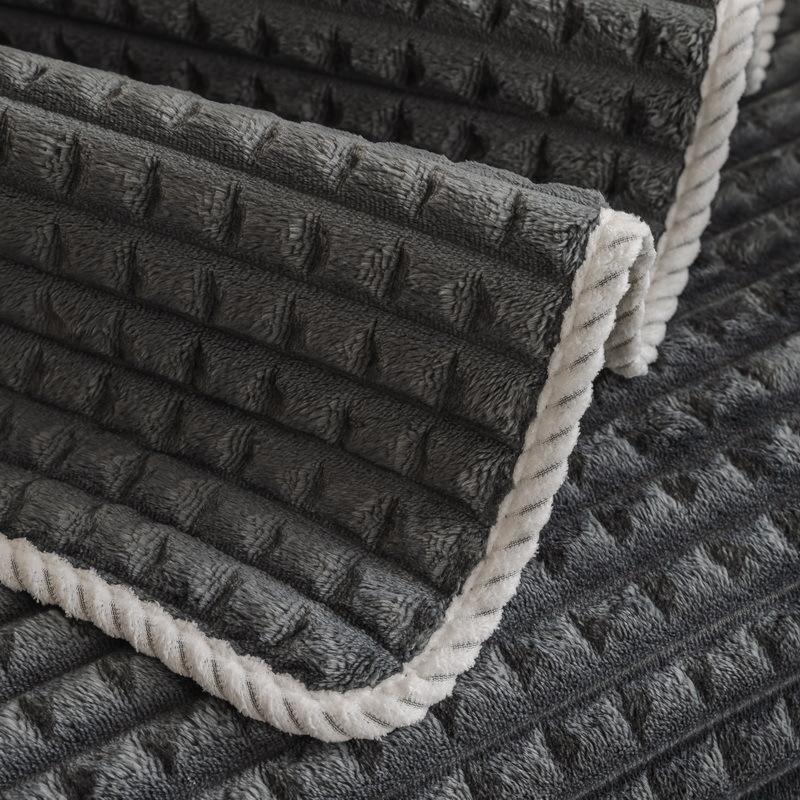 Flannel Sofa Cushion Winter Thickened Plush Warm Non-Slip Seat Cushion Leather Sofa Cover  New Cover