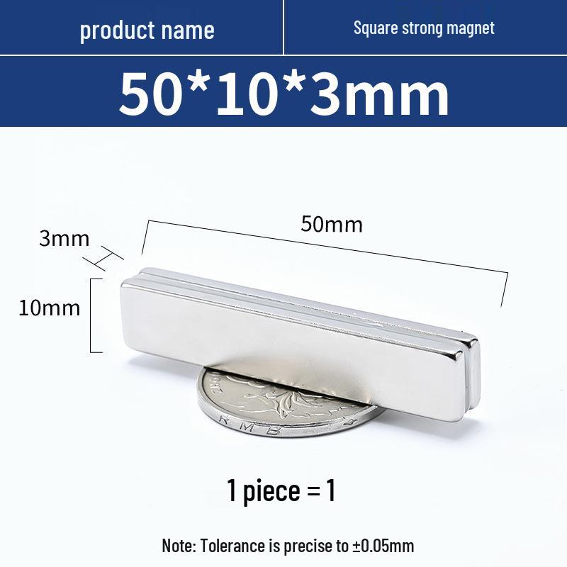 N52 Neodymium Iron Boron Square Magnet – Strong Rare Earth Permanent Magnet