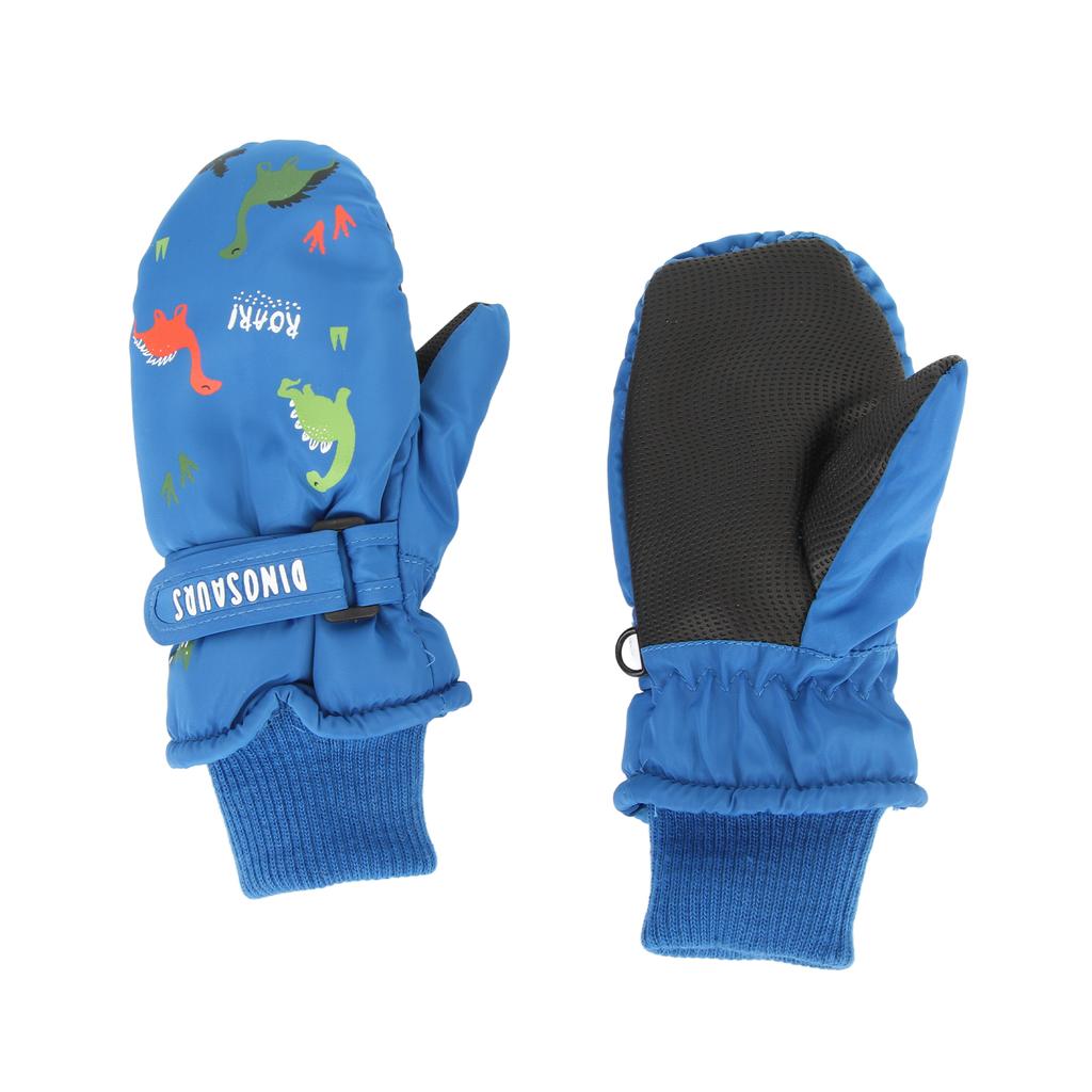 Kids Mittens Cartoon Winter Windproof Waterproof Gloves Non Slip Gloves Thick Fleece Lined Warm Ski Gloves Gifts for