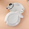 New Creative Cute White Bear Shape Bread Small Plate Household Snacks Snack Plate Hot Pot Dipping Saucer