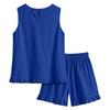 Women's Casual Loose Shorts Two-Piece Set for Summer and Daily Wear
