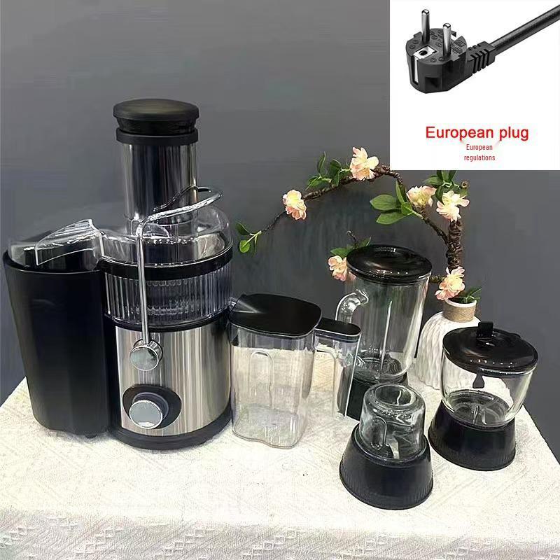 4-in-1 Multi-functional Stainless Steel Juicer & Blender with Pulp Separation
