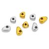 20pcs Irregular Stainless Steel Spacer Seed Bracelet Beads 5mm Never Fade PVD Necklace Beads For DIY Jewelry Making Findings