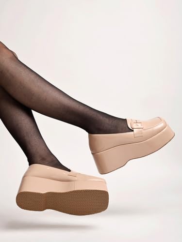 Shoetopia Women S Flat Pumps Cream 8 UK кремовый