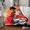 1pc Batman, Superman Blanket Lightweight Flannel Throw For Sofa, Bed, Travel, Camping, Livingroom, Office, Couch, Chair, And Bed