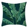 New Tropical Plant Leaves Rainforest Linen Cushion Pillow Cover