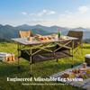 Compact Folding Camping Table Easy to Clean Furniture for Barbecues