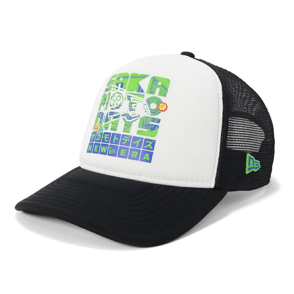 New Era 9FORTY A-Frame Trucker Mesh Cap Sakamoto Days Collaboration Adjustable Snapback Hat Unisex Free Size