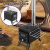 Portable Wood Stove Foldable Camping Tent Stove Stainless Steel for Outdoor Heating Lighting Picnic Travel Gear Must Have