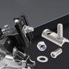 Road Bike Front Derailleur Extender Stainless Steel Parts Derailleur Hanger Extender for Mountain Road Cycling Outdoor Biking